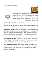 Thức ăn chữa bệnh huyết áp