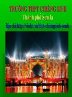 TRƯỜNG THPT CHIỀNG SINH - TP SƠN LA