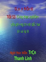 Chương IV - Bài 4: Công thức nghiệp của phương trình bậc hai