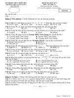 Đề thi HKI lớp 11 cơ bản (1)