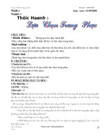 giáo án CN6 tiết 6