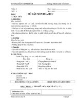 GIÁO ÁN 2 CỘT hóa 8 học kỳ I