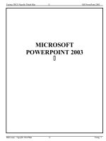 Thiết kế giáo án điện tử với powerpoint 2003
