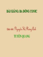 Ba đường Conic