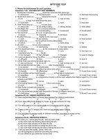 Aptitude Test for grade 12