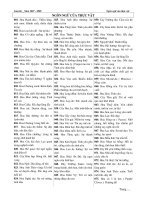 Ý nghĩa của các loại thực vật