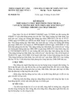 KH “ XÂY DỰNG TRƯỜNG HỌC THÂN THIỆN, HỌC SINH TÍCH CỰC”