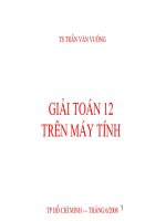 Su dung MTBT trong giai tich 12