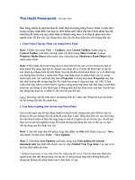 Thủ thuật Powerpoint