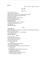 Giáo án tuần 3