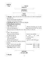 Giáo án lớp 3 - Tuần 24