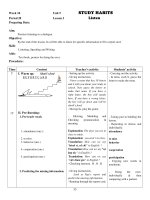 Giao An 8 HK1- U 5-8