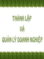 thanh lap va quan ly doanh nghiep