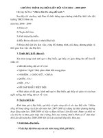 Kịch bản Đại hội Liên đội 2008-2009