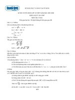 Đề thi tuyển sinh vào 10 THPT