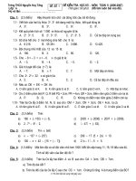 Học kì 1- Toán 6789