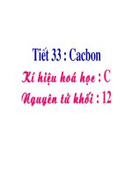 tiet 33 cacbon