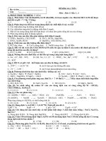 kiểm tra 1 tiết lần 1-ban cơ bản