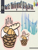 Unit 11: What do you eat? (A1-2)