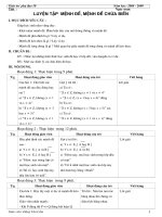 Giáo án phụ đạo lớp 10