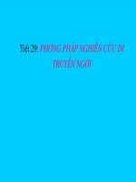 Bài 28: Phương pháp nghiên cứu di truyền người
