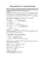 chuyen de ''''Phan ung trao doi ion - pH''''