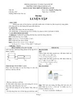 Luyện tập: Hình trụ