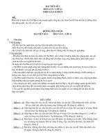 Bài viết số 3 ban KHTN HK I