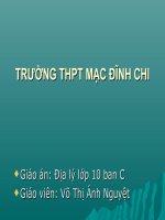 BÀI :CÔNG NGHIỆP