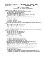 Kiểm tra Vật lý 9