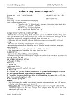 Giáo án hoạt động ngoại khóa  26/03