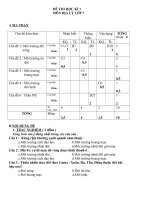 Giáng sinh 08 Đề thi và đáp án học kì 1 môn địa lý lớp 7(đề 9)