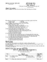 Đề thi HKII (2006- 2007)