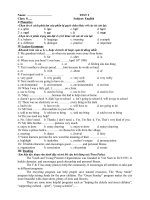 TEST 2 + KEYS (08-09) -Lớp 8