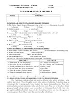 De kiem tra Tieng Anh 7