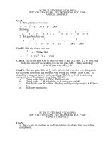 de thi vao lop 10 chuyen tinh