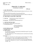 Tiết 65 tình yêu và thù hận