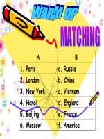 Unit 15 - Cities - Writing