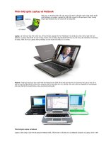 Phan biet giua laptop va netbook