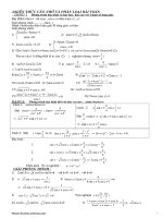 Hàm số lượng giác ( hay)