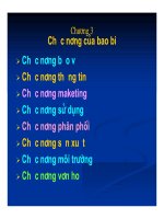 Giáo trinh  bao bì thực phẩm part 2 