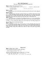 Đề thi HSG toán 4 có đáp án