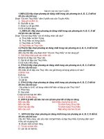 Đề kiểm tra trắc nghiệm