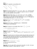 Một số đề máy tính bỏ túi