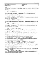 Kiểm tra Hình học 10