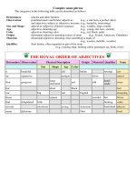 Complex Noun Phrases