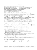 Đề thi ĐH - Vật lý