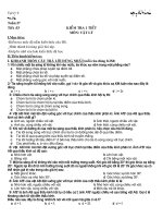 Kiểm tra Vật lý 9