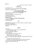 giáo án tuần 14, 15