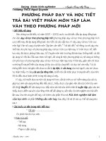 chuyên đề : Trả bài viết TLV